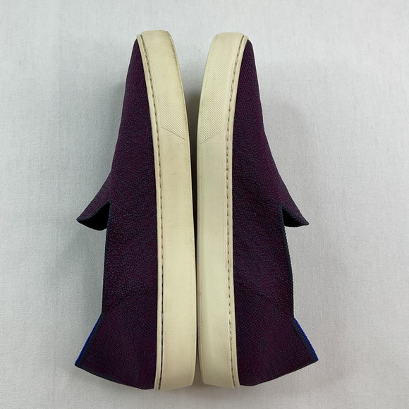 Rothys The Sneaker Eggplant Purple Knit‎ Slip On Shoes Men Sz 9 Women Sz 10.5 main image 10